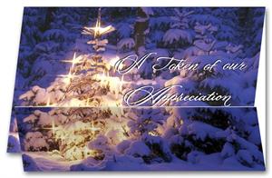 HM09037 Business Holiday Cards - Glow of Appreciation 7 7/8