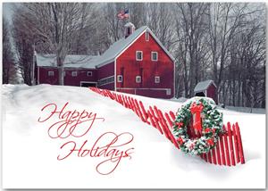 HP13302 Country Celebration Discount Christmas Cards 7 7/8 x 5 5/8