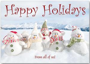 HP13305 Snowgang Holiday Cards 7 7/8 x 5 5/8