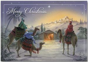 HP13307 - N3307 They Come With Gifts Christmas Cards 7 7/8 x 5 5/8