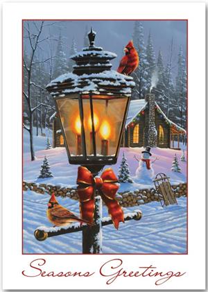 HP3323T Evening Lights Holiday Budget Cards 5 5/8 x 7 7/8