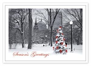 HP14305 - N4305 Boston Splendor Christmas Cards 7 7/8 x 5 5/8