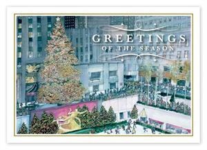 HP14320 - N4320 Festive in New York Christmas Cards 7 7/8 x 5 5/8