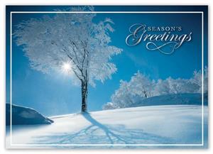 HP15303 - NN5303 Sky Blue Holiday Cards 7 7/8 x 5 5/8