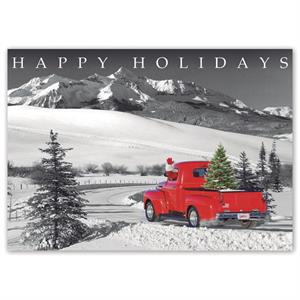 HP16303 - NN6303 Classic Claus Holiday Cards 7 7/8 x 5 5/8