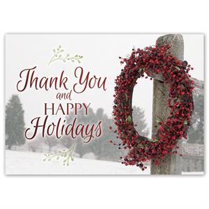 HP16306 - NN6306 Simply Thankful Holiday Cards 7 7/8 x 5 5/8