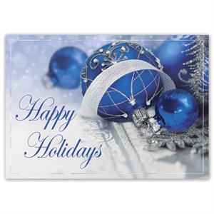 HP16312 - NN6312 Starlight Sapphire Holiday Cards 7 7/8 x 5 5/8