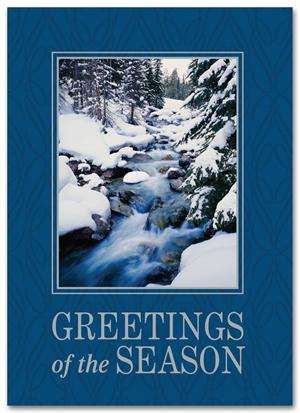HP2303 Freshly Fallen Snow Budget Holiday Cards 5 5/8 x 7 7/8