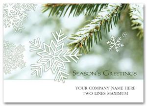 HS10011 Winter's Arrival Holiday Card 7 7/8