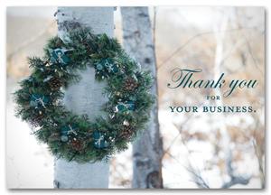HS1320 Holiday Thank-you Budget Cards 7 7/8 x 5 5/8