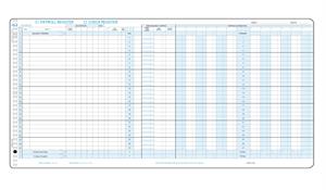 J482 Payroll Disbursement Journal 22 1/4 X 11