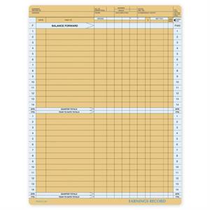 L482 Earnings Ledger 8 1/2 X 11
