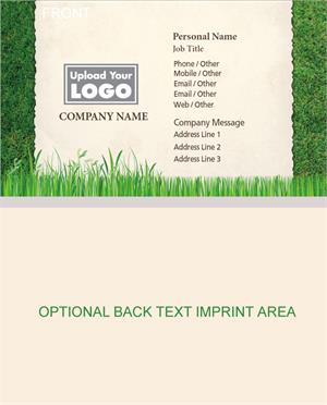 Full Color Lawn and Landscaping Business Cards