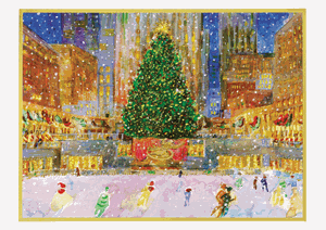 M0319 American Artist Rockefeller Center Holiday Cards 7 7/8 x 5 5/8