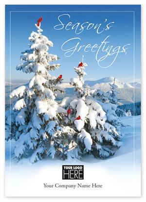 MT15008 Winter Gathering Holiday Logo Cards 5 5/8 x 7 7/8