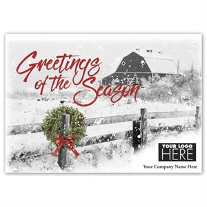 MT16019 Country Greetings Holiday Logo Cards 7 7/8 x 5 5/8