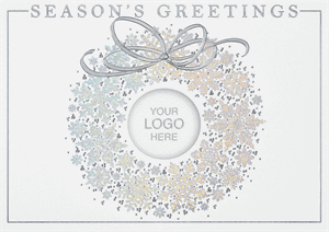 H17628 - N7628 Sparkle Dust Holiday Cards 7 7/8 x 5 5/8