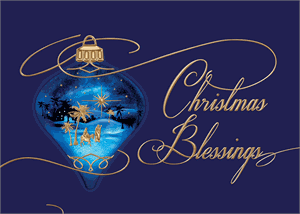 H17646 - N7646 Beyond Blessed Christmas Cards 7 7/8 x 5 5/8