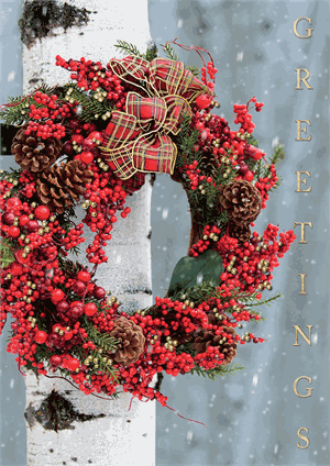 H17657 - N7657 Everlasting Charm Holiday Cards 5 5/8 x 7 7/8