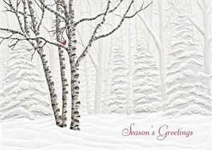 P98381 Serene View Holiday Cards 7 7/8 x 5 5/8