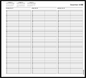 TIME37 TimeScan 2 Column Wirebound Book 10 Minute Interval 8am-8pm 12 x 11