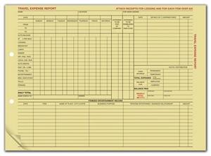 R8200 Travel Expense Report 11 3/4 x 8 1/2