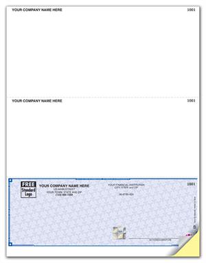 SDLB120 - SSLB120 High Security Laser Bottom Check 22 Security Features 8 1/2 X 11