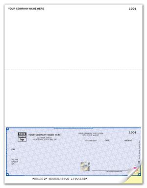 SDLB135 - SSLB135 High Security Laser Bottom Check 22 Security Features 8 1/2 X 11