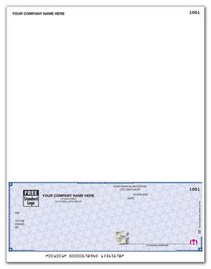 SDLB160 High Security Laser Bottom Revenue Check 22 Security Features 8 1/2 x 11