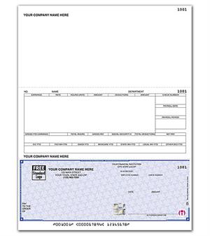 SDLB330 - SSLB330 High Security Laser Bottom Check 22 Security Features 8 1/2 X 11