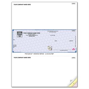 SDLM118 - SSLM118 High Security Laser Middle Check 22 Security Features 8 1/2 X 11