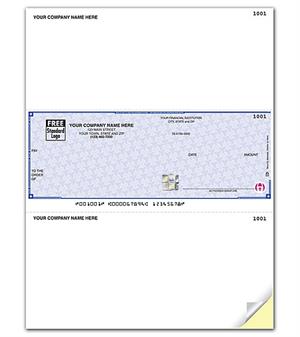 SDLM118 - SSLM118 High Security Laser Middle Check 22 Security Features 8 1/2 X 11