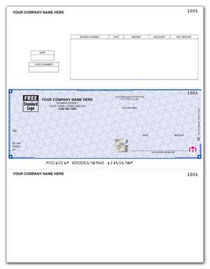 SDLM201 - SSLM201 High Security Laser Middle Check 22 Security Features 8 1/2 X 11