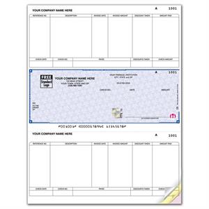 SDLM206 - SSLM206 High Security Laser Middle Check 22 Security Features 8 1/2 X 11