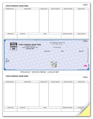 SDLM206 - SSLM206 High Security Laser Middle Check 22 Security Features 8 1/2 X 11