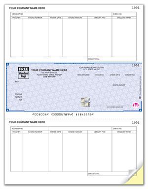 SDLM210 - SSLM210 High Security Laser Middle Check 22 Security Features 8 1/2 x 11