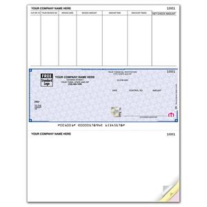 SDLM223 - SSLM223 High Security Laser Middle Check 22 Security Features 8 1/2 X 11