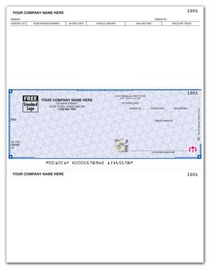 SDLM232 - SSLM232 High Security Laser Middle Check 22 Security Features 8 1/2 X 11