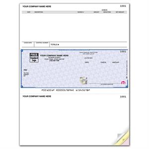 SDLM252 - SSLM252 High Security Laser Middle Check 22 Security Features 8 1/2 X 11