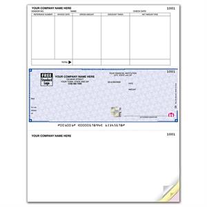 SDLM255 - SSLM255 High Security Laser Middle Check 22 Security Features 8 1/2 x 11