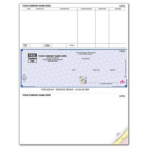 SDLM267 - SSLM267 High Security Laser Middle Check 22 Security Features 8 1/2 x 11