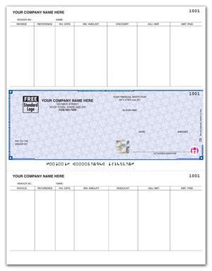 SDLM277 - SSLM277 High Security Laser Middle Check 22 Security Features 8 1/2 x 11