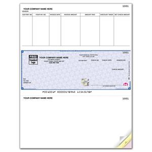 SDLM279 - SSLM279 High Security Laser Middle Check 22 Security Features 8 1/2 X 11