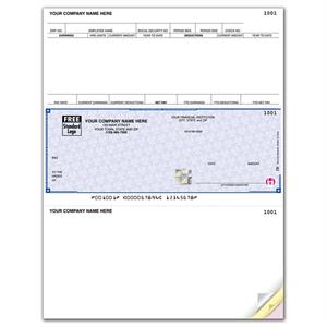 SDLM301 - SSLM301 High Security Laser Middle Check 22 Security Features 8 1/2 x 11