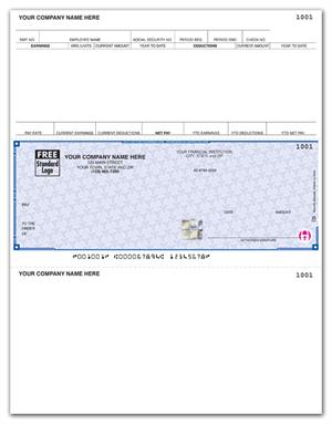 SDLM301 - SSLM301 High Security Laser Middle Check 22 Security Features 8 1/2 x 11