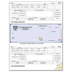 SDLM325 - SSLM325 High Security Laser Middle Check 22 Security Features 8 1/2 x 11