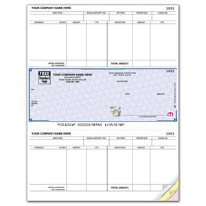 SDLM334 - SSLM334 High Security Laser Middle Check 22 Security Features 8 1/2 x 11