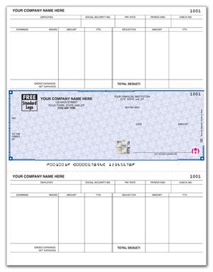 SDLM334 - SSLM334 High Security Laser Middle Check 22 Security Features 8 1/2 x 11