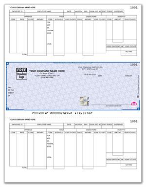 SDLM335 - SSLM335 High Security Laser Middle Check 22 Security Features 8 1/2 x 11