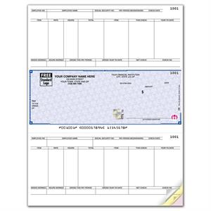 SDLM341 - SSLM341 High Security Laser Middle Check 22 Security Features 8 1/2 x 11